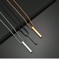 گردنبند مکعبی مردانه