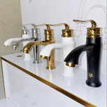 شیر روشویی اسناپل مدل بامبو | طراحی مدرن، بدنه برنجی مقاوم و پرلاتور کاهنده مصرف آب