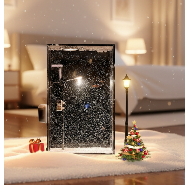 چراغ خواب شب برفی – Snowy Night Light (چراغ تزئینی با منظره برفی)