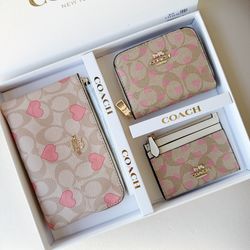 ست سه تکه کوچ طرح قلب coach