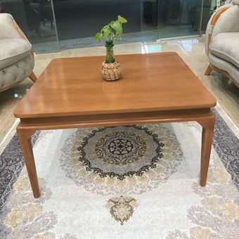 میز وسط مربع چوب راش پاندا