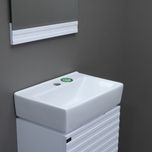 ست کابینت روشویی نسکو مدل تونی سفید