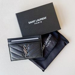 جای کارت YSL های کپی لوگو سیلور