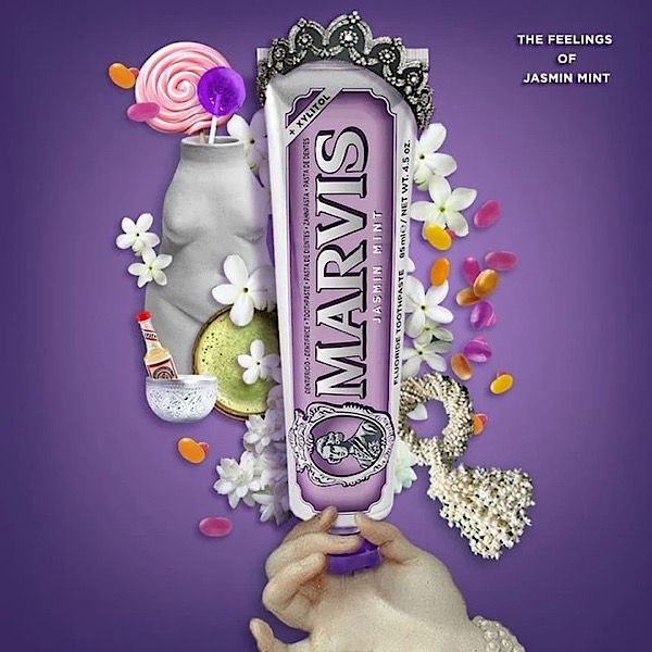 خمیر دندان مارویس مدل نعناع و یاس