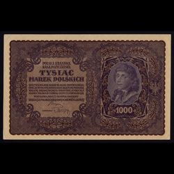 اسکناس 1000 مارک لهستان 1919 میلادی