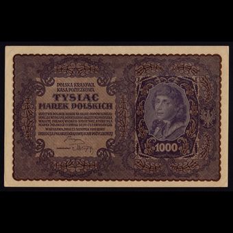 اسکناس 1000 مارک لهستان 1919 میلادی