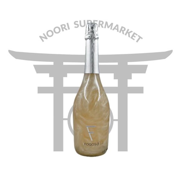 شامپاین بدون الکل با گرده طلا 750 میل رنگ سیلور