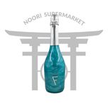 شامپاین انگور بدون الکل با گرده طلا رنگ آبی 750 میل