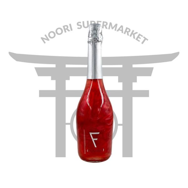 شامپاین انگور بدون الکل با گرده طلا رنگ قرمز 750 میل