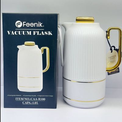 فلاسک شیشه‌دار 1 لیتری مدل فانتزی استوانه مارک فینیک