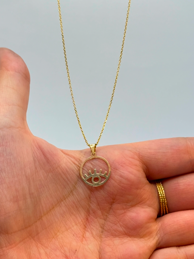 پلاک و زنجیر چشم