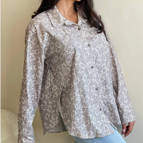 شومیز طرح گل مدل دلارا