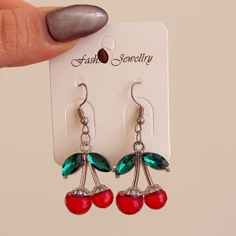 گوشواره گیلاس دوتایی