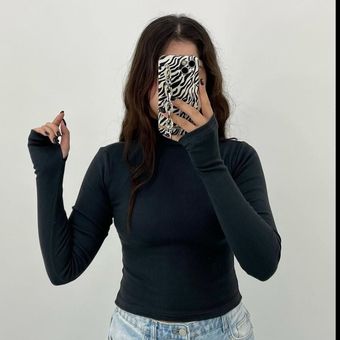 بلوز آستین بلند فینگردار