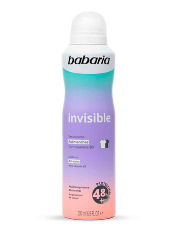 اسپری ضد تعریق  باباریا Babaria مدل Invisible حجم 200 میلی لیتر