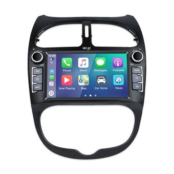 مانیتور 8 اینچ دو ولوم پژو 206 برند HELIX هلیکس