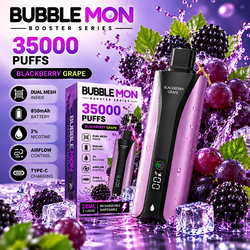 پاد یکبار مصرف بابل مون 35000 تمشک سیاه انگور | BUBBLE MON 35K Blackberry Grape