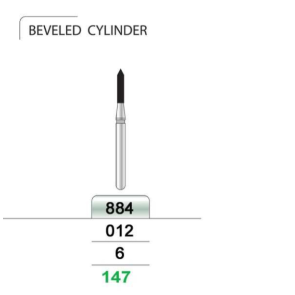 فرز الماسی چمفر نوک تیز کوتاه تیزکاوان دور سبز