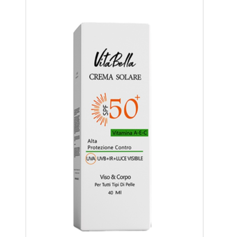 کرم ضد آفتاب spf50 بی رنگ حجم 40 میل ویتابلا