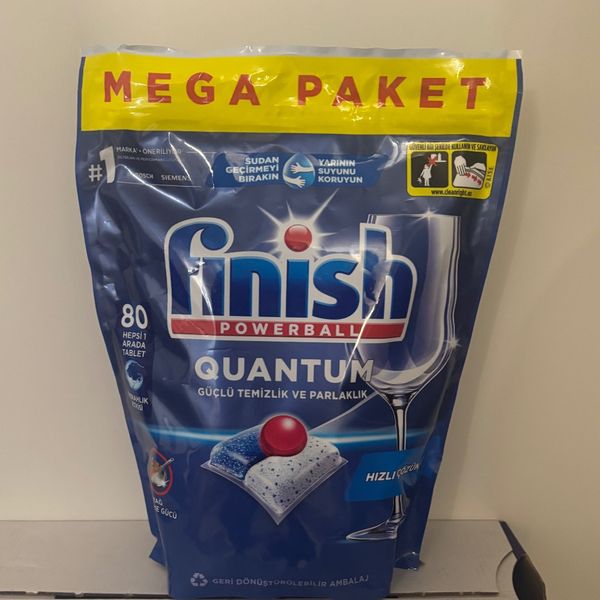 قرص ماشین ظرفشویی فینیش مدل کوانتوم بسته 80 عددی