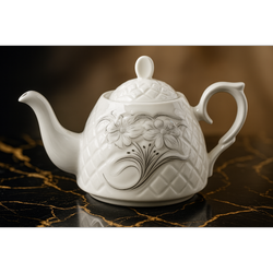 قوری چینی طرح دار