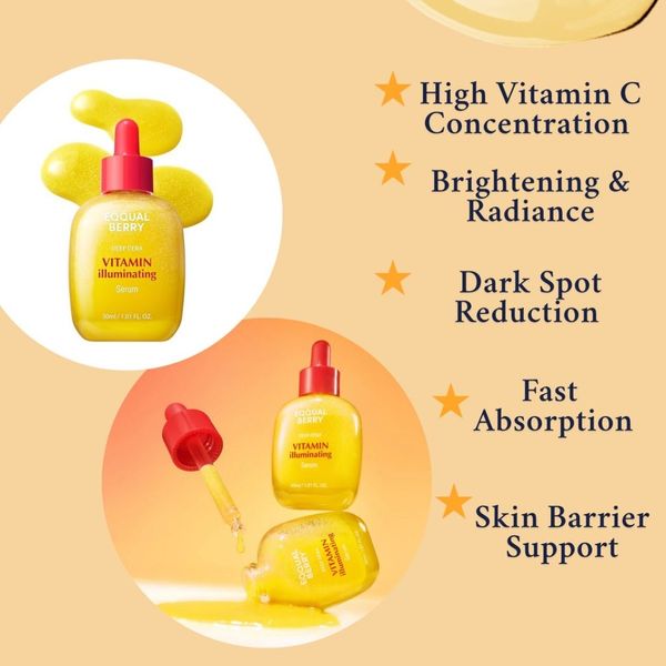 سرم روشن کننده و ضدلک ویتامین سی ایکوالبری Eqqual Berry VitaminC Dark Spot Serum