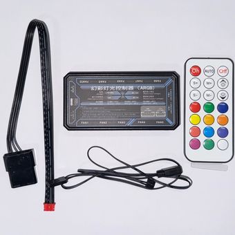 هاب کنترلر فن ARGB 6pin همراه کنترل IR