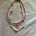 گردنبند ست صورتی