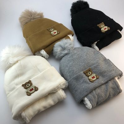 شال وکلاه نوزادی تدی