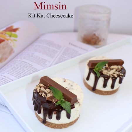 چیز کیک تکنفره کیت کت