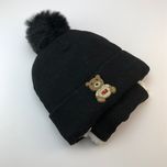 شال وکلاه نوزادی تدی