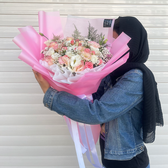 دسته گل کینگ صورتی🎀