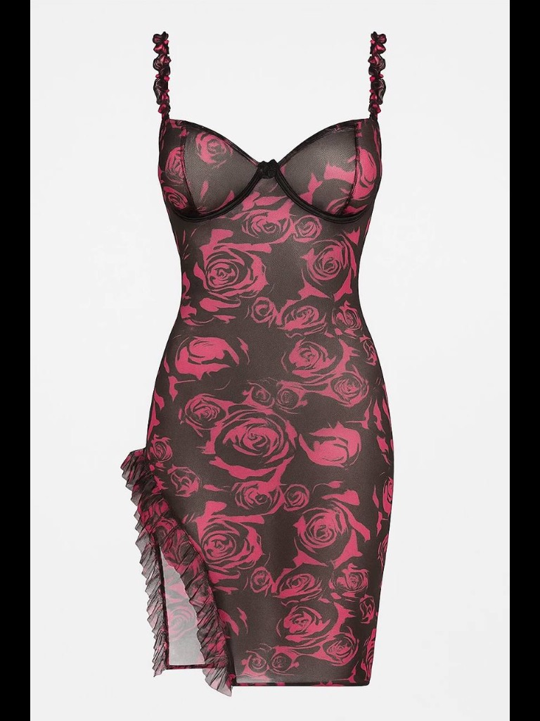 لباس خواب بلند فنردار  میسا