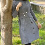 پیراهن و ژیله بافت زنانه وارداتی