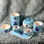 ست دونفره انار فیروزه (طلاکوب)