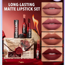 رژلب جامد از کالکشن امبر رز شیگلم | Sheglam Ember Rose Long Lasting lipstick