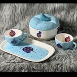 شکلات خوری انار فیروزه (طلاکوب)