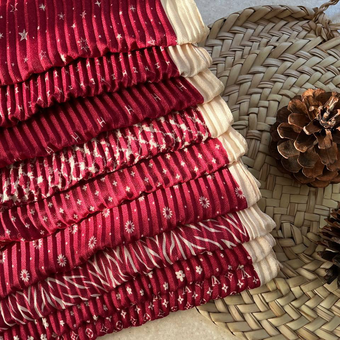 شال چری طرحبندی بسته بندی 6 عددی