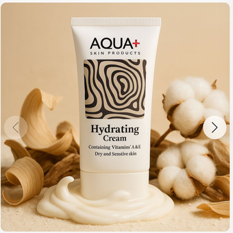 Hydrating Cream with Vitamins A & E مدل کرم ضد چروک