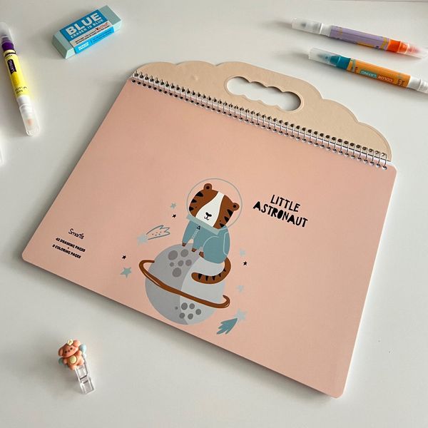 دفتر نقاشی بزرگ (سیمی و دستگیره دار)