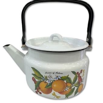 کتری لعابی 1/5 لیتری طرح پرتقال کد 139