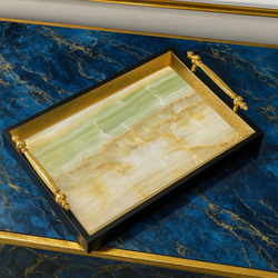 سینی طرح مرمر لوکس سایز بزرگ