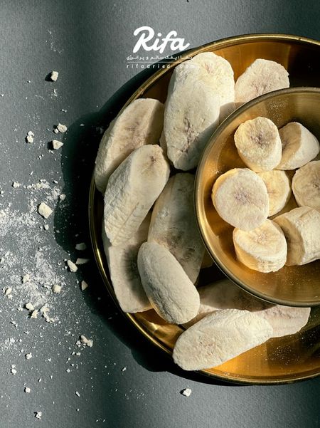 میوه خشک انجمادی پفکی موز