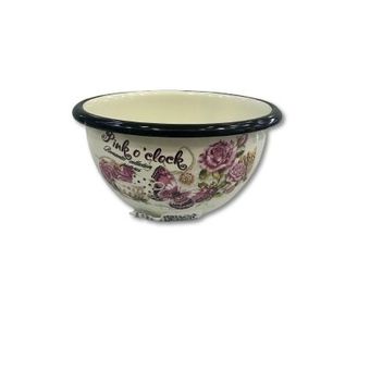 کاسه  لعابی ترشی خوری 250 سی سی طرح پینک اوکلاک کد 182