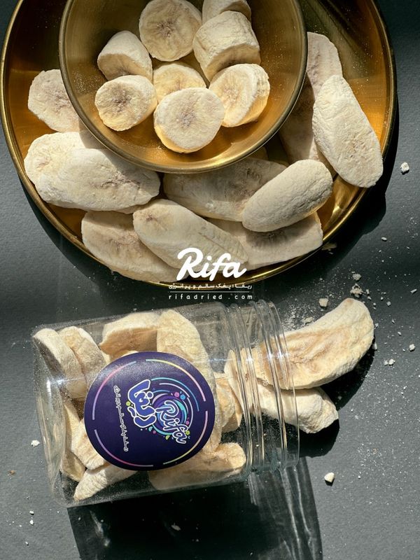 میوه خشک انجمادی پفکی موز