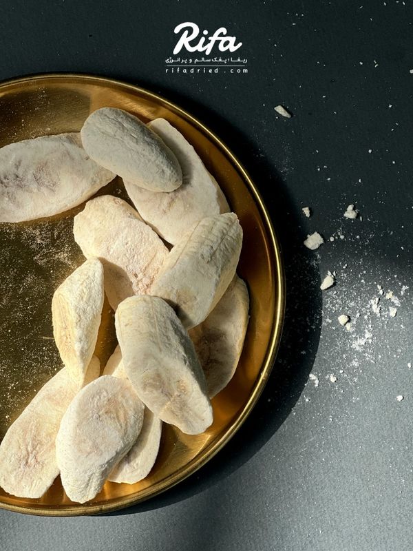 میوه خشک انجمادی پفکی موز