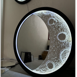 ماه آیینه قطر 120cm برجسته مها دیزاین