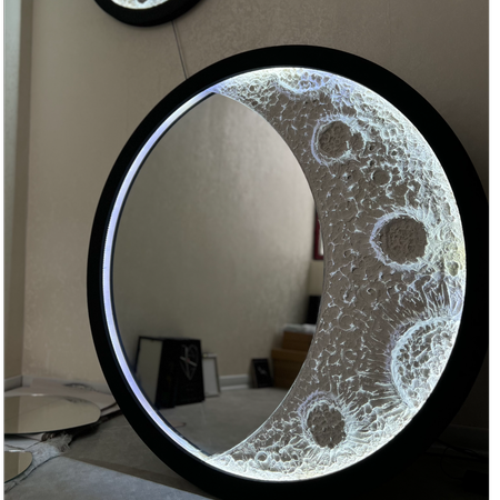 ماه آیینه قطر 120cm برجسته مها دیزاین