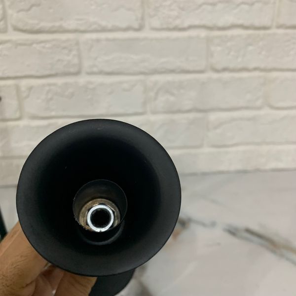 شمعدان فلزی سه عددی مشکی مدل ستا