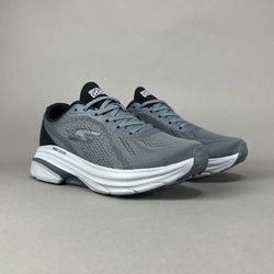 کتونی استوک اسکیچرز مردانه طوسی SKECHERS GORUN